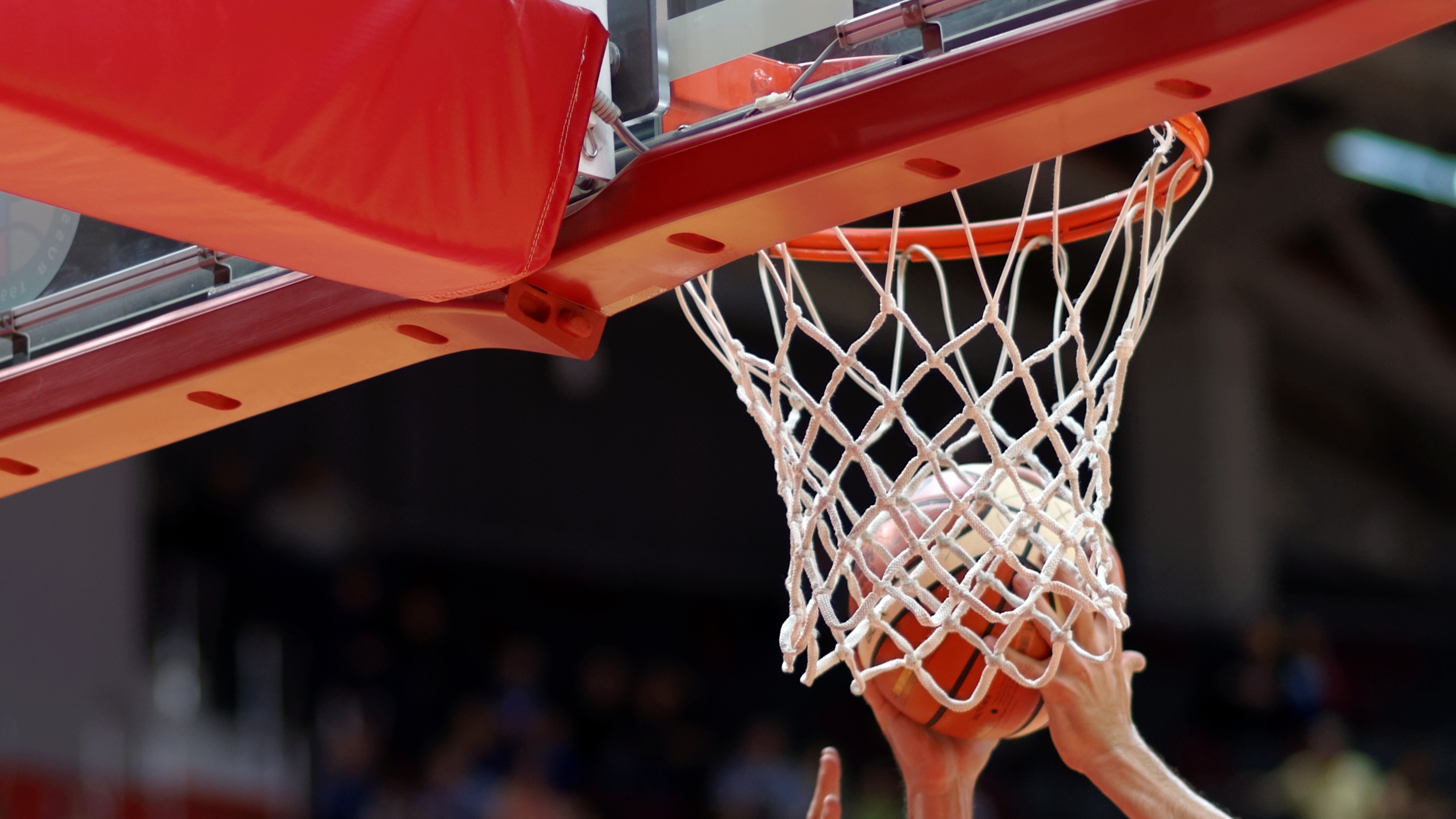 basketball going through hoop