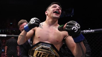 Brandon Moreno’s Immediate Reaction To Brazil Crowd Throwing Beer Bottles At UFC 283