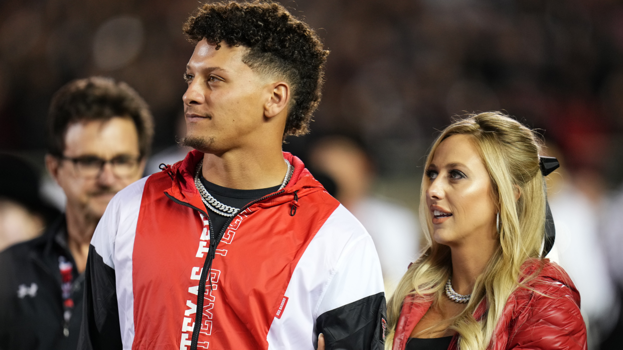 Brittany and Patrick Mahomes
