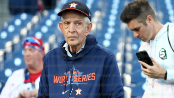 Mattress Mack Looks Defeated Watching TCU Get Blown Out Against Georgia