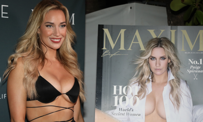 paige spiranac maxim red carpet