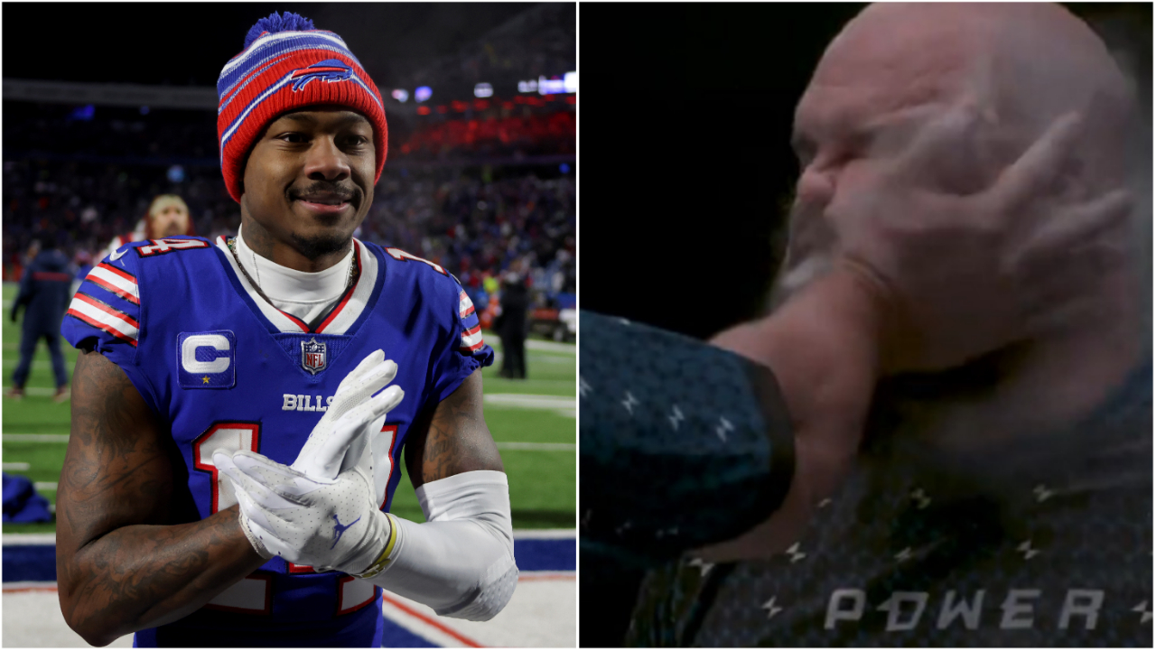 Stefon Diggs watching Power Slap