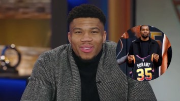 Giannis Calls Out KD Like A Supervillain, Says He’ll ‘Teach Him’ How To Win Without Superteam Help