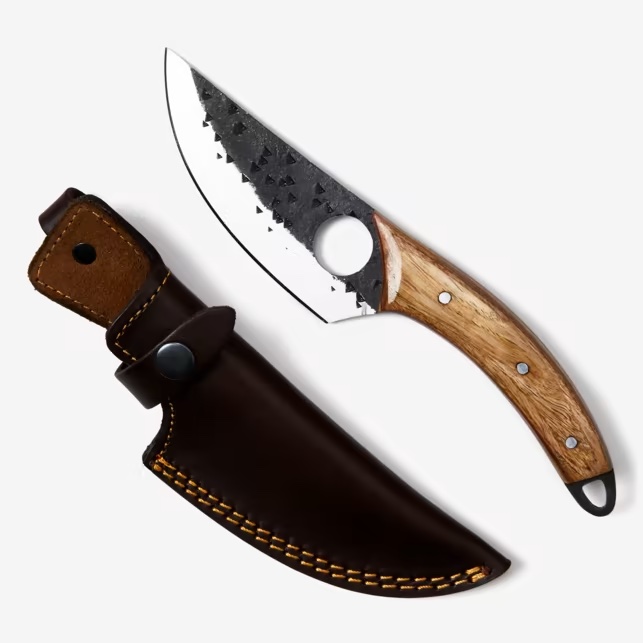 Picture of Black Forge Knives Carbon Steel Utility Kitchen Knife and Case
