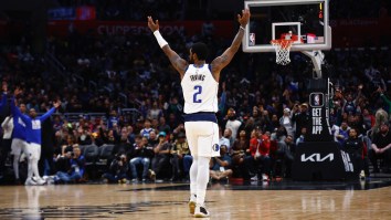 Kyrie Irving Gives Floyd ‘Money’ Mayweather His Jersey After First Mavs Win
