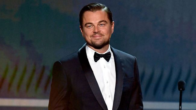 leonardo dicaprio in a tuxedo