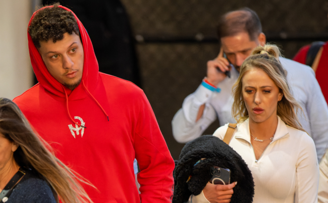 patrick brittany mahomes Jimmy Kimmel Live