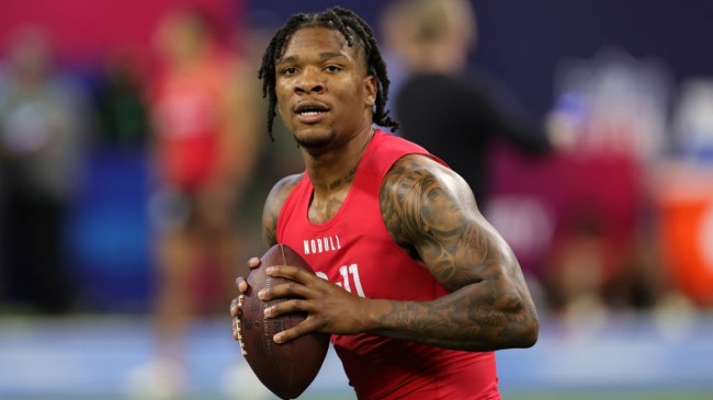 Anthony Richardson at the NFL Combine