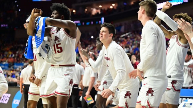 Arkansas basketball team at NCAA Tournament