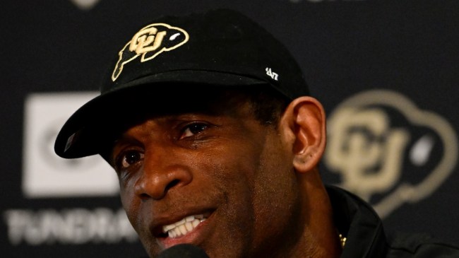 Colorado football head coach Deion Sanders