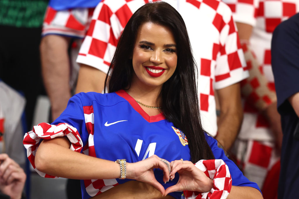Ivana Knoll in the stands