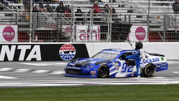 NASCAR Hands Down Stiff Penalty To Driver Who Stopped On Live Track And Got Out Of Car To Leave Race