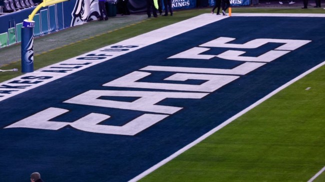 Philadelphia Eagles end zone
