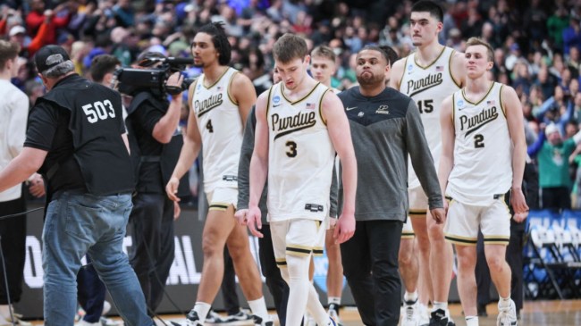 Purdue after losing in the NCAA Tournament