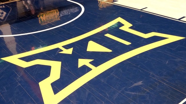 The Big 12 logo at the Big 12 Conference Tournament