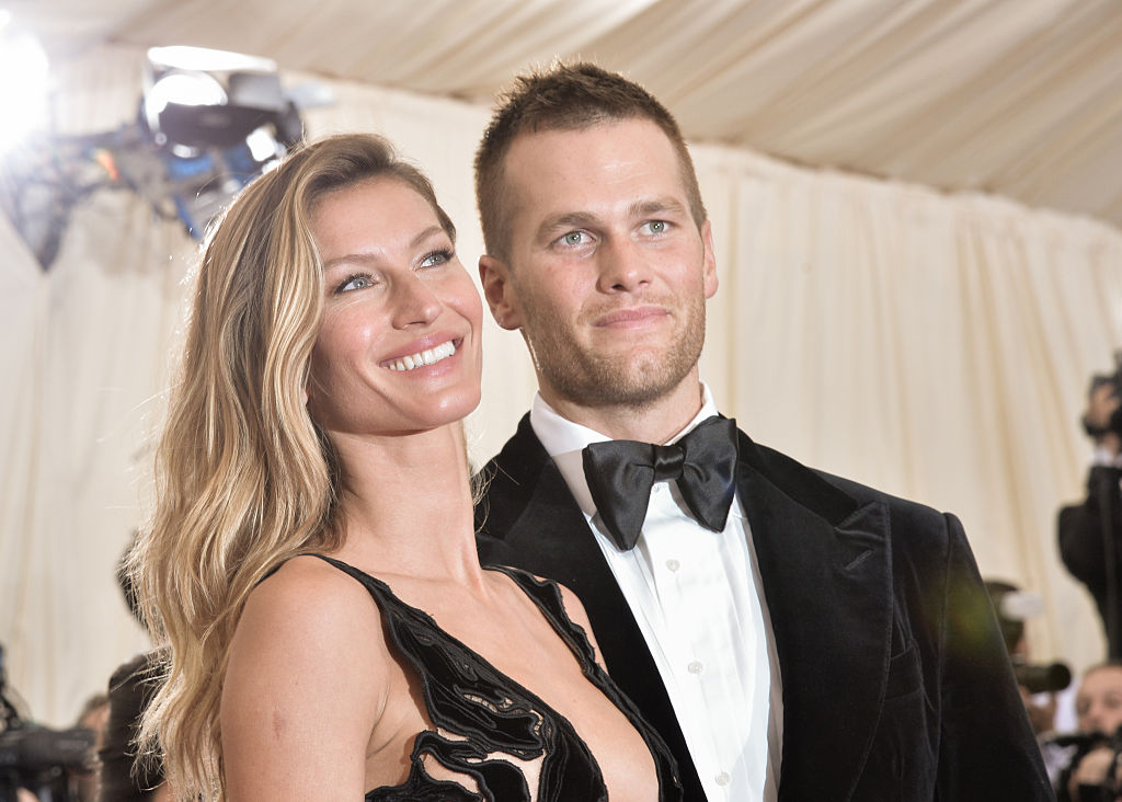 Gisele Bundchen and Tom Brady on the red carpet