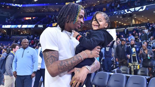 ja morant and his daughter jaari