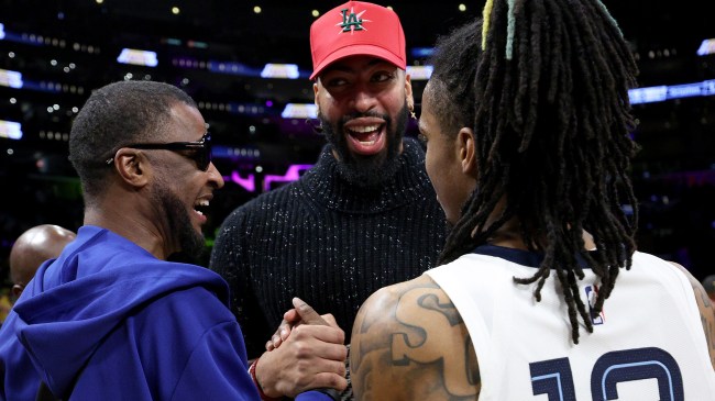 Tee Morant, Anthony Davis, and Ja Morant