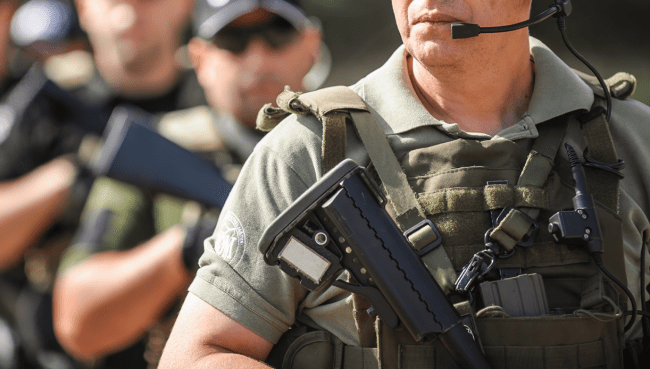 swat police standoff amazon driver delivers package video