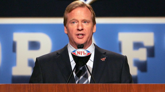 Roger Goodell at the NFL Draft