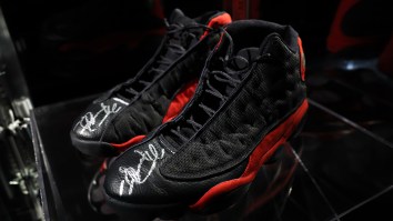 Pair Of Michael Jordan’s Sneakers Shatter Record After Hitting The Auction Block