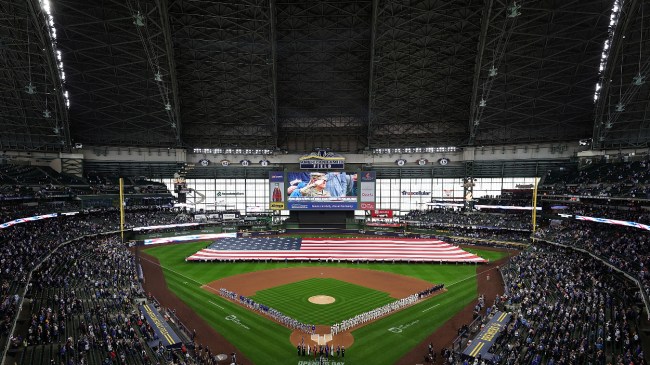 A view inside American Family Field for the Brewers' home opener.