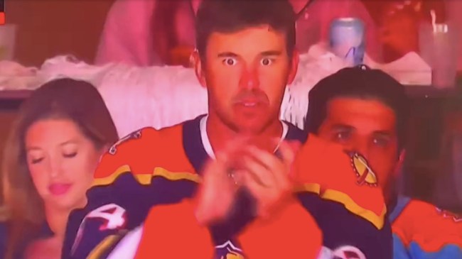 Brooks Koepka at florida panthers game