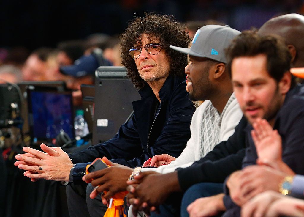 Howard Stern new york knicks courtsite