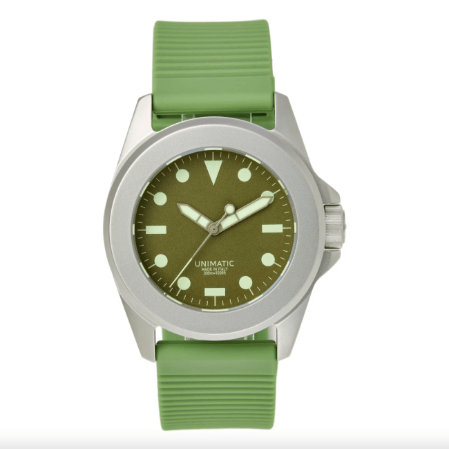 Huckberry x Unimatic U4S-HG "Redwood" Watch