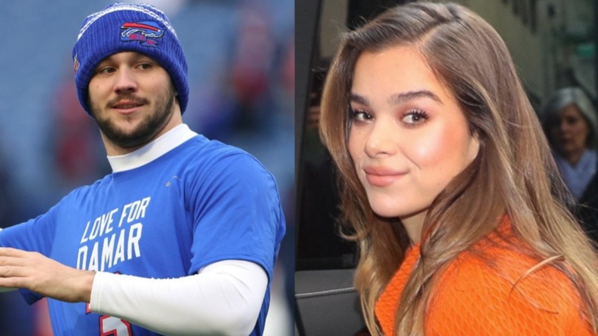 Josh Allen and Hailee Steinfeld