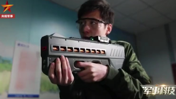 China Unveils Handheld Railgun That Looks Straight Out Of A Sci-Fi Movie