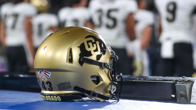 Colorado Buffaloes helmet