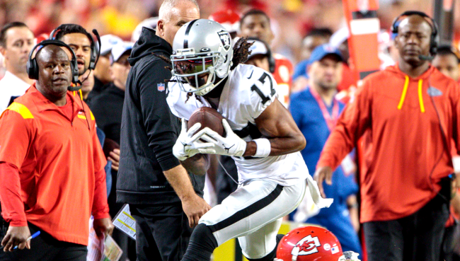 davante adams raiders chiefs game - sued photographer