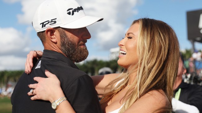 Dustin Johnson and wife Paulina Gretzky