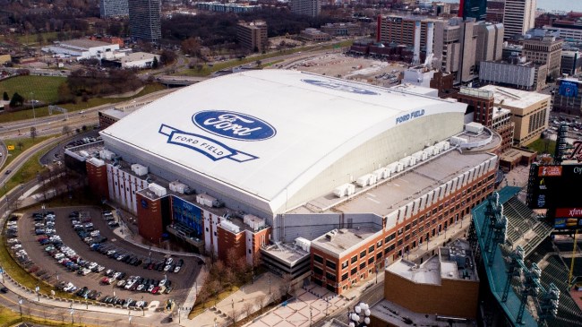 A view of Ford Field.
