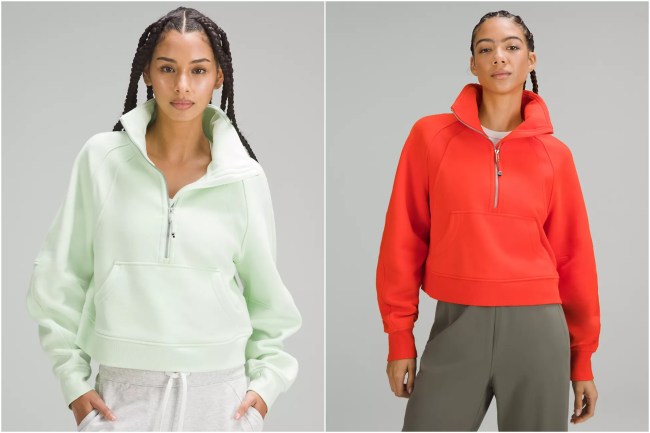 Lululemon Scuba Oversized Funnel Neck Half Zip