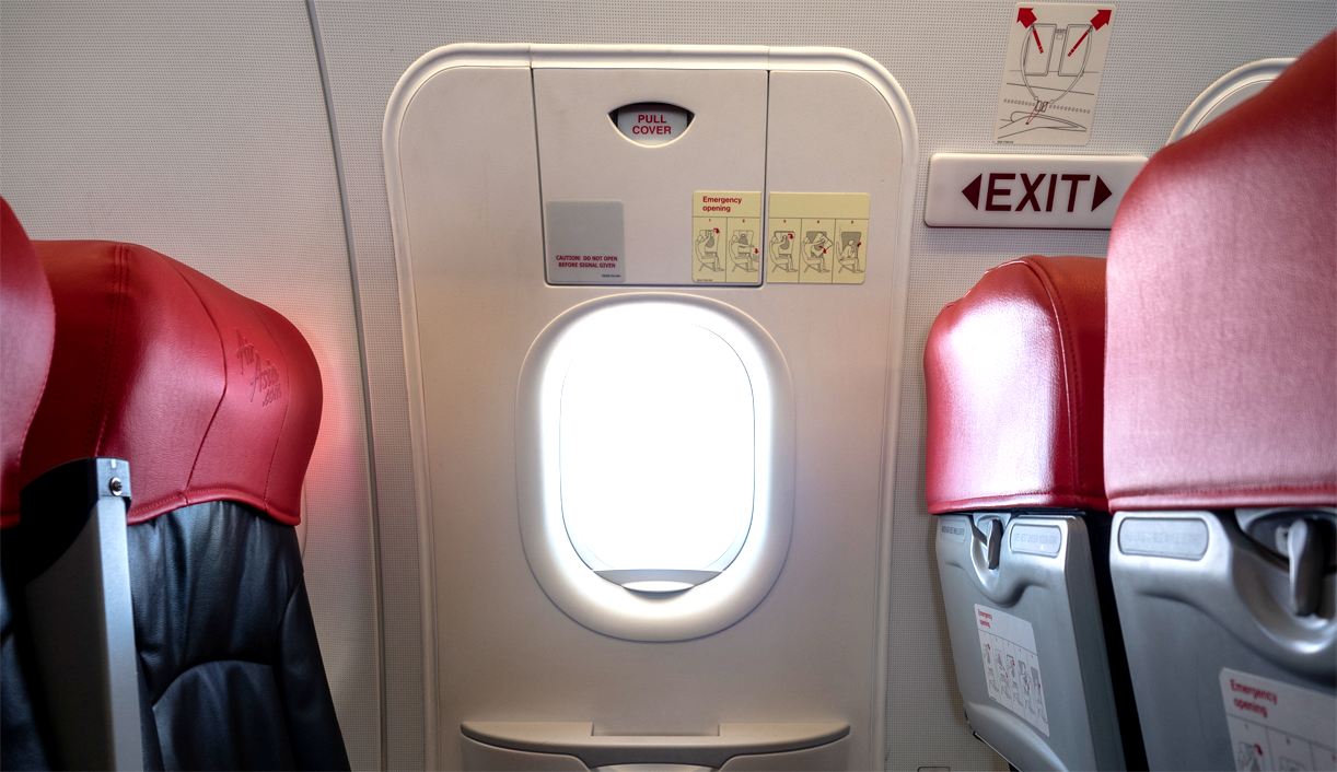 plane door - opens mid-air