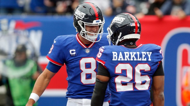 Saquon Barkley and Daniel Jones