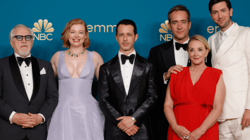 Watch The ‘Succession’ Cast And Crew Shave Jeremy Strong’s Head After Final Day Of Filming
