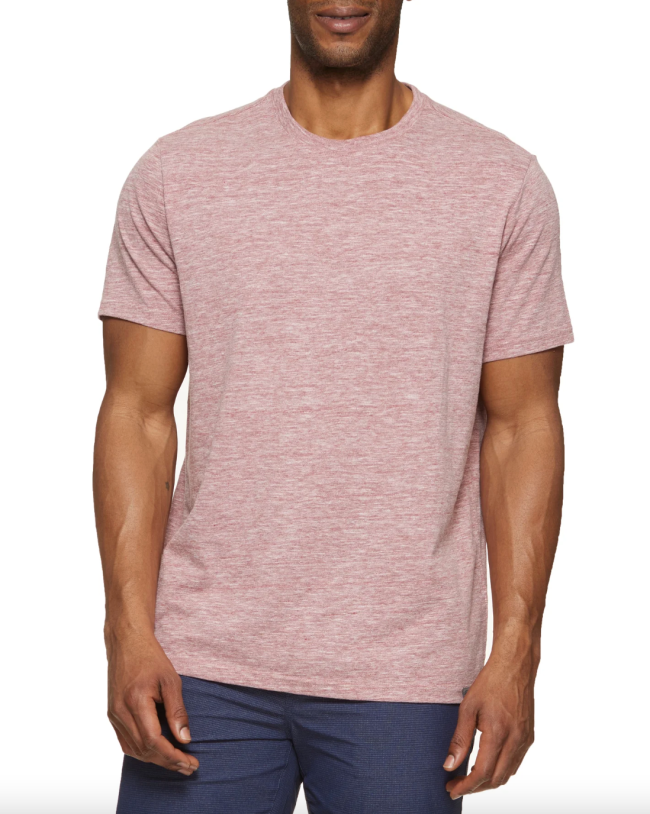 Flag & Anthem Rollins Snow Slub Crewneck Tee for the 4th of July