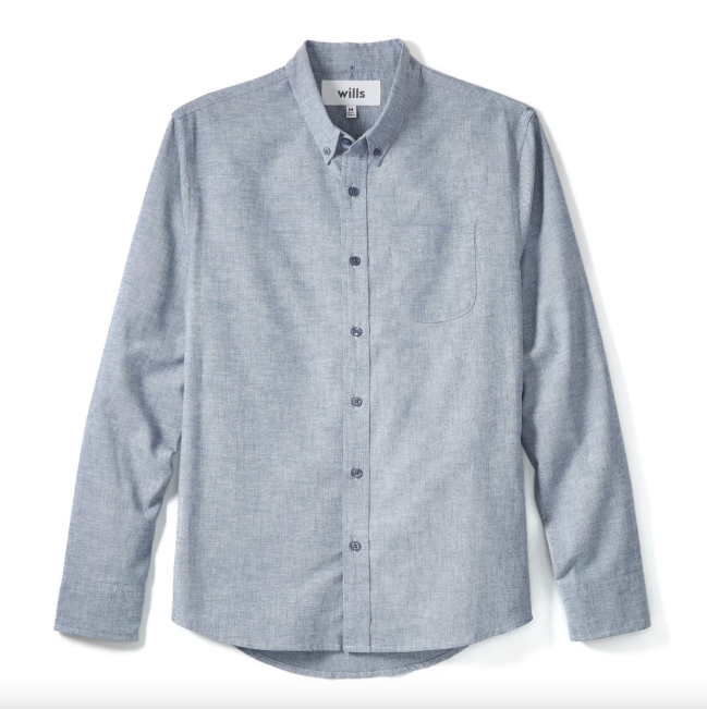 Wills Wrinkle Free Linen Long Sleeve Shirt