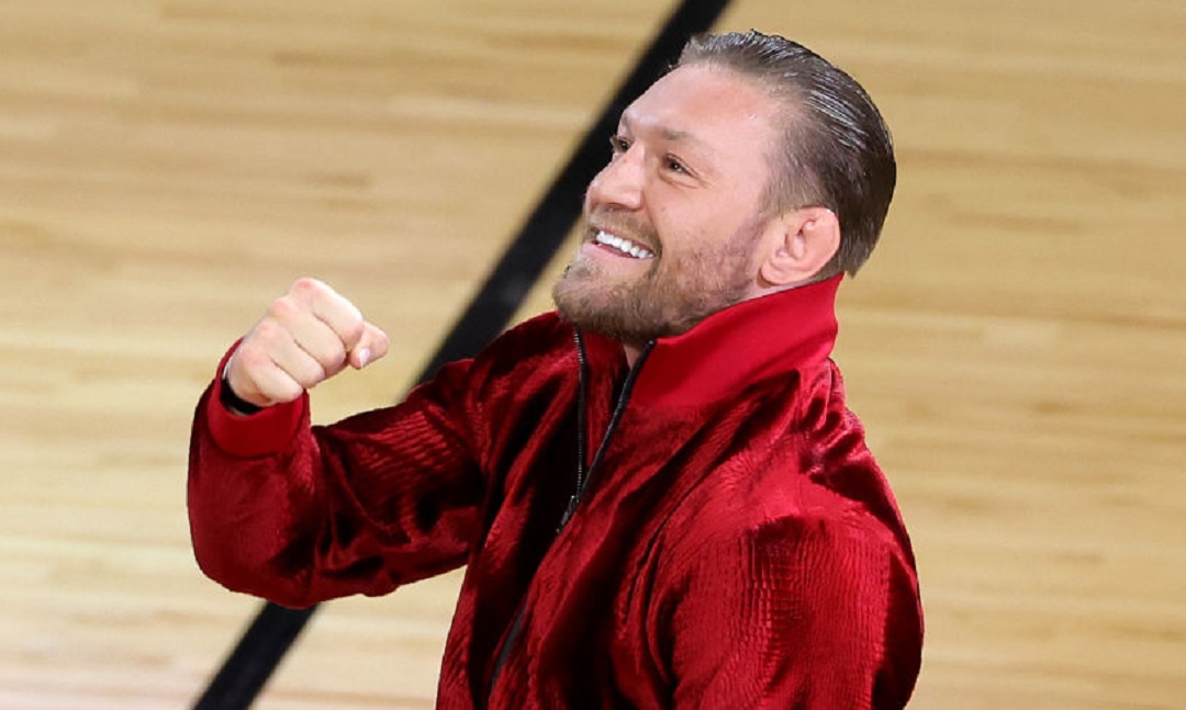 Conor McGregor at the NBA finals