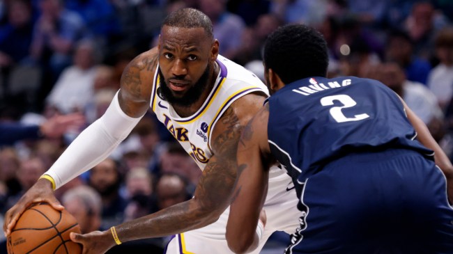 Kyrie Irving and LeBron James