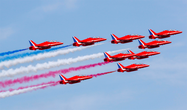 red arrows air show ufo