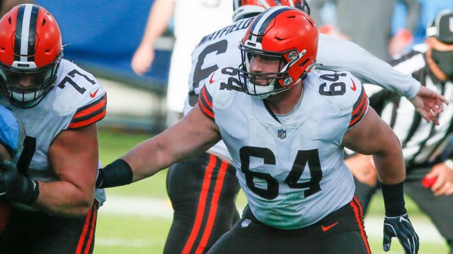 Cleveland Browns lineman JC Tretter