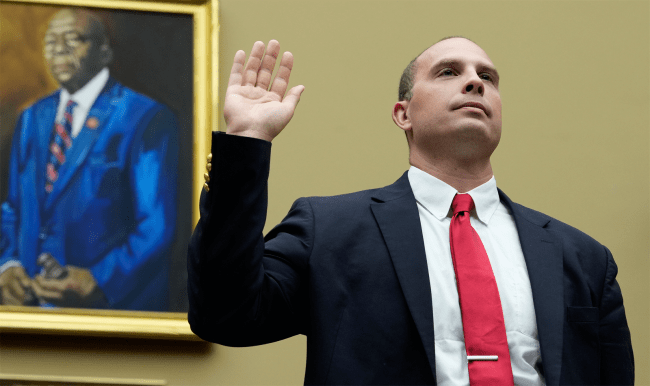 David Grusch sworn in House Oversight Committee hearing