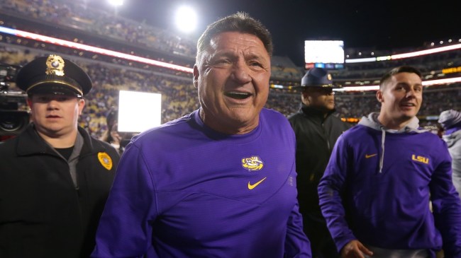 LSU Head Coach Ed Orgeron