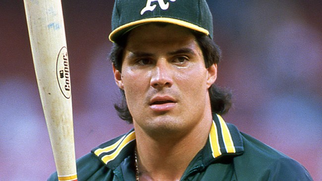 Athletics slugger Jose Canseco