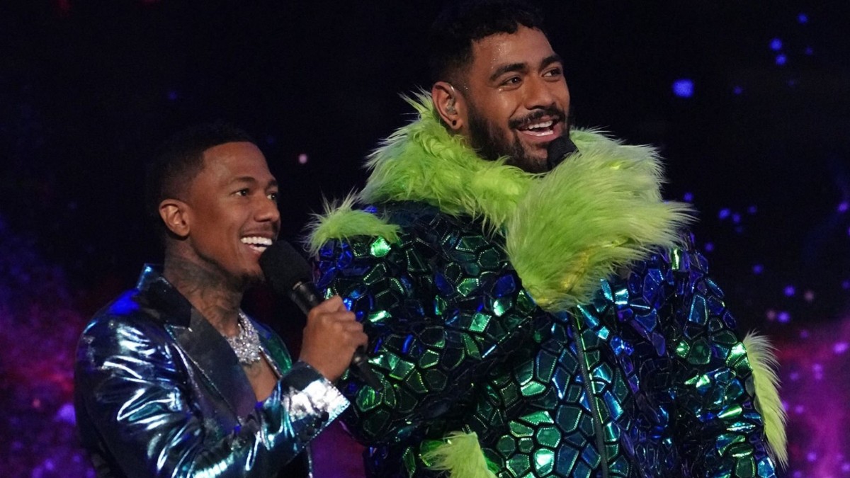 Nick Cannon and Jordan Mailata
