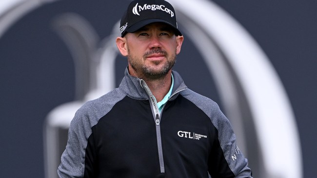 Brian Harman at the British Open